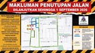 Penutupan Jalan Perusahaan 1 Batu Caves dilanjutkan hingga 1 September