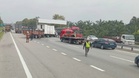 Seorang maut, dua parah nahas empat lori