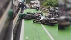 Video penunggang motosikal jatuh tular, JKR siasat 'laluan hijau' Lebuhraya Persekutuan