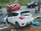 Ibu, bayi perempuan maut kemalangan empat kenderaan di Gua Musang