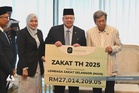 Sultan Selangor berkenan terima zakat perniagaan RM41.72 juta