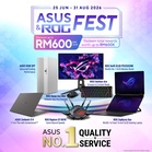 Asus & ROG Fest 2026: Up to 80% off in discounts and RM600,000 worth of rewards