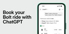 Malaysians can now book a Bolt ride from ChatGPT