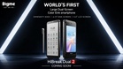 The Bigme HiBreak Dual 2 is a smartphone with an eInk screen in front, LCD screen behind