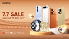 Realme teases 7.7 Double Digit Sale with up to 50% off, free gifts and platform vouchers