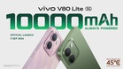 vivo Malaysia to bring in V80 Lite 5G with 10,000mAh battery soon