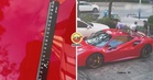 【车上都是刮痕！】4个小屁孩把法拉利当滑梯玩，家长只肯赔偿RM3000！