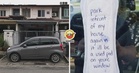 【再乱Park下次就升级!】有人乱停车挡住家门口,屋主直接贴卫生棉警告!