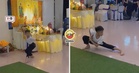 【来不及看儿子比赛…】10岁儿子灵堂前打一套武术长拳，送父亲最后一程（内有影片）