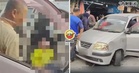大马14岁少女偷拿车钥匙自己驾车！连撞2车+铁柱（内有影片）