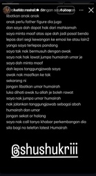 “Saya Minta Maaf” – Hafidz Roshdi Merayu Dengan Shuhada Shukri, Mahu Jumpa Anak