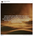 Isu Jenazah Ditahan Lebih Sejam: Waris Si Mati Buat Laporan Polis, Nafi Dakwaan JAIS