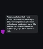 “Ada Juga Isteri Sebaik Ini” – Nora Danish Dilamar Jadi Isteri Kedua