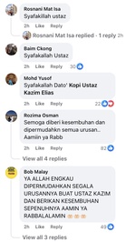 “Mohon doa semua buat kesihatan…”- Ustaz Kazim Elias dimasukkan ke ICU