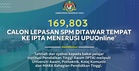 Tahniah! KPT umum keputusan UPUOnline, 169,803 lepasan SPM berjaya ke IPTA