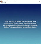 Titah Agong tentang Rukun Negara jelas, tepat buat golongan ‘kaduk naik junjung’ -Asyraf Wajdi