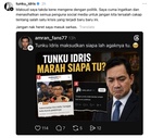 “Jangan nak heret saya masuk sarkas” -Tunku Idris tegaskan hantaran tiada kaitan dengan politik