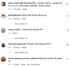 Momen Sultan Mizan ke Restoran CZN Burak raih perhatian -“Alhamdulillah Tuanku sihat dah…”