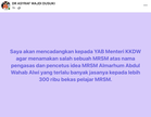 Asyraf Wajdi akan usul ke Menteri KKDW, abadikan nama pengasas pada salah satu MRSM