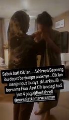 Dah lama tak jumpa ibu! Air mata Sajat akhirnya tumpah di Singapura