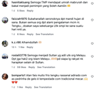 Sedang tunai umrah, Tengku Hassanal sempat main hujan di Masjidil Haram
