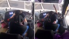 Pemandu bas riba wanita sambil memandu, rupa-rupanya suami orang