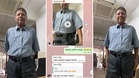 Masih jalani ‘chemo’, ayah gigih masuk kerja, siap bergaya dengan baju baru