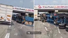 Lori terbalik, trafik KESAS arah barat perlahan