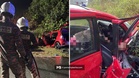 SUV terbabas ke laluan bertentangan, suami isteri antara tiga maut