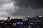 Lightning, downpour, a two-hour delay: Bad weather hits the World Cup