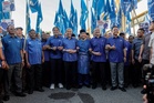 Johor polls: Top Umno leaders accompany Onn Hafiz to Simpang Renggam nomination centre