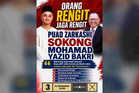 Former Rengit rep Puad Zarkashi backs PH candidate in Johor state seat