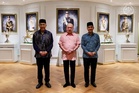 King grants audience to Zahid, Onn Hafiz at Istana Pasir Pelangi
