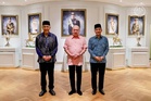 Onn Hafiz arrives at Istana Bukit Serene