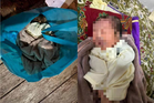 Newborn baby found with umbilical cord still attached in bag at mosque compound
