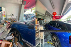 Wrong gear sends car crashing into Klang pastry shop, injuring shop assistant