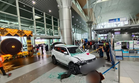 Failure to shift into 'P' causes SUV crash at KKIA departure hall