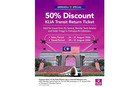 National Day: ERL offers 50 per cent discount on KLIA transit return fares to Putrajaya