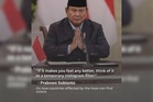 Prabowo’s ‘Instagram filter’ remark on haze is fake