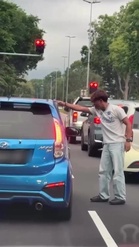 Pemandu Proton Saga Mengamuk Tengah Jalan, Didakwa Serang Pemandu Myvi