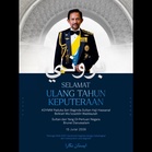Agong Zahir Ucapan Selamat Ulang Tahun Keputeraan Kepada Sultan Brunei