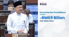 Peruntukan Kementerian Pendidikan Naik Kepada RM69 Bilion Dari RM66.2 Bilion