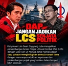 LCS: Fadzmel Dakwa Guan Eng Cuba Hidupkan Semula Naratif Lama Kaitkan Zahid
