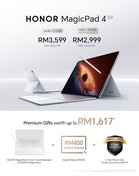 Honor MagicPad 4登陆大马:搭载Android与Linux双系统,RM2999起