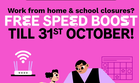 Time offers free speed boost up to 800Mbps until 31 October