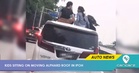 Kids Spotted Sitting on Moving Alphard Roof in Ipoh: Police Launch Investigation Under Child Act