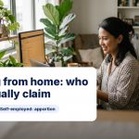 Working from home: what you can and cannot claim