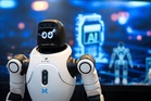 Humanoid robots show off their language and boxing skills in Hong Kong