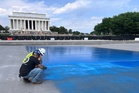 Trump touts progress on his multi-million dollar revamp of reflecting pool at Lincoln Memorial