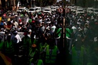 Hundreds march in Johannesburg against illegal migration as shops shut over looting fears